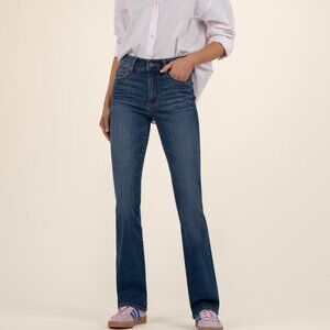 Kut from the Kloth Natalie High Rise Bootcut Size 4 / Allied W/Dk Stone Base Wa